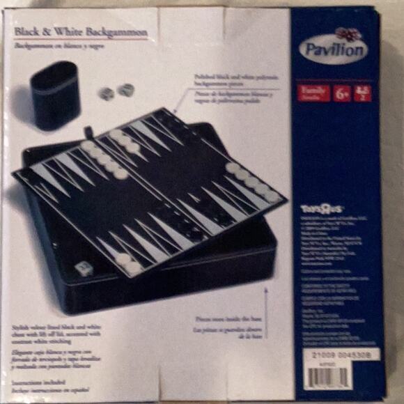 Backgammon New in Open Box by Pavilion & Toys R Us.  All pieces included. - Picture 2 of 2